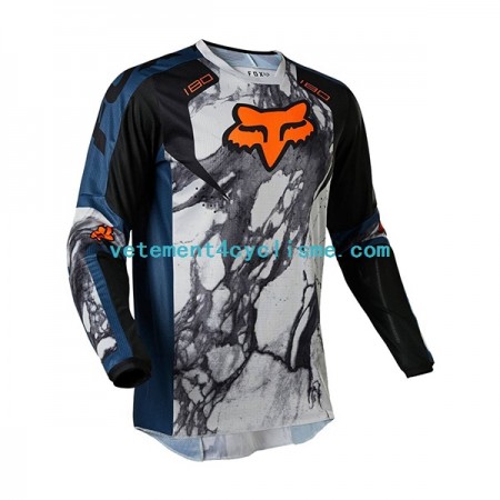 Homme Maillot VTT/Motocross Manches Longues 2022 Fox Racing 180 KARRERA N001